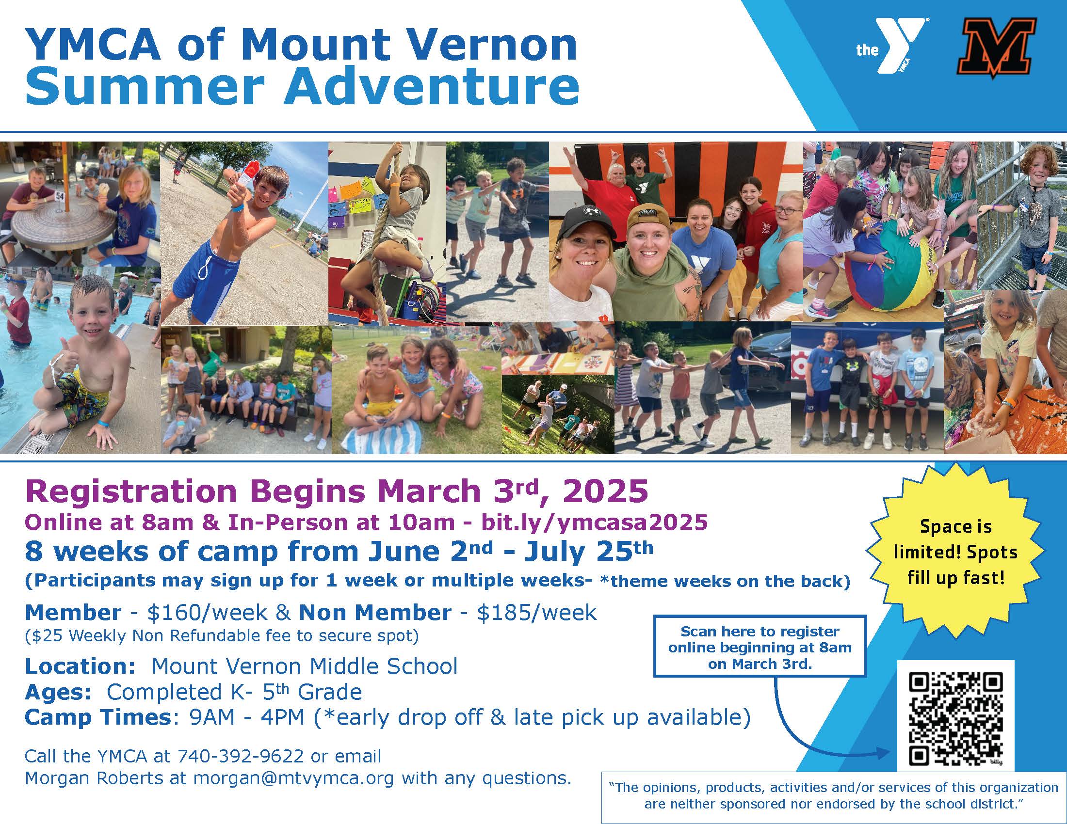 YMCA Summer Adventure 2025